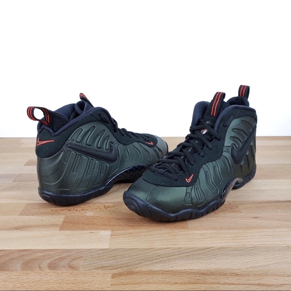 nike • little foamposite pro gs sequioia - Picture 1 of 8